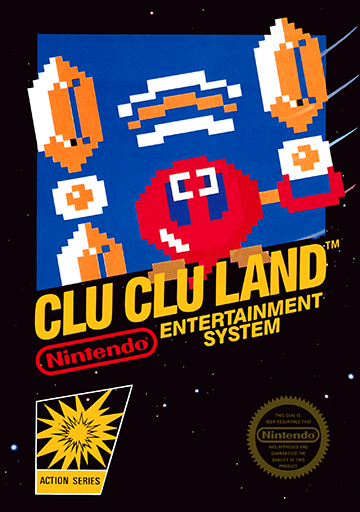 Clu Clu Land (World) box art